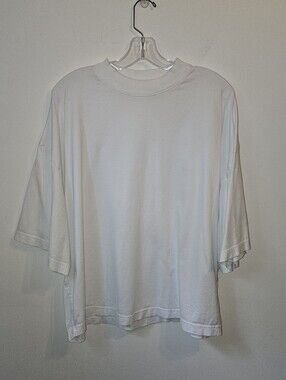 COS White Short Sleeve T-Shirt Relaxed fit XXL